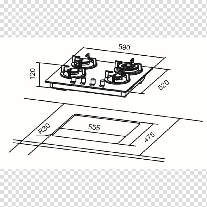 Table Gas stove Hob Cooking Ranges Brenner, table transparent background PNG clipart