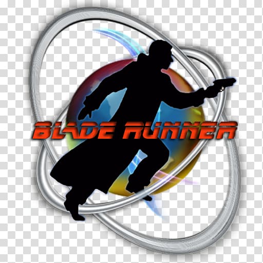 Blade Runner silhouette, logo font, Blade runner transparent background PNG clipart