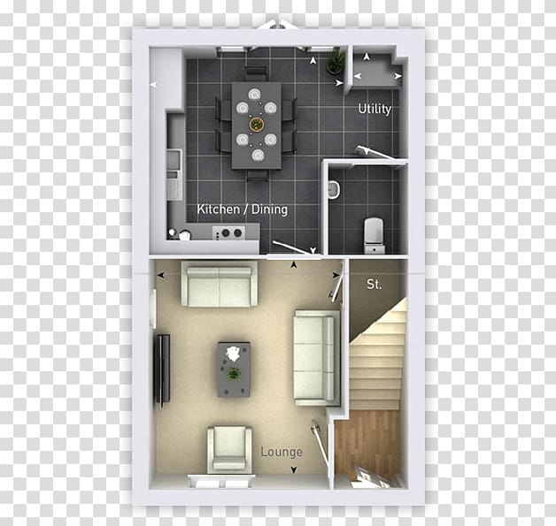 Floor plan House Storey Open plan, house transparent background PNG clipart