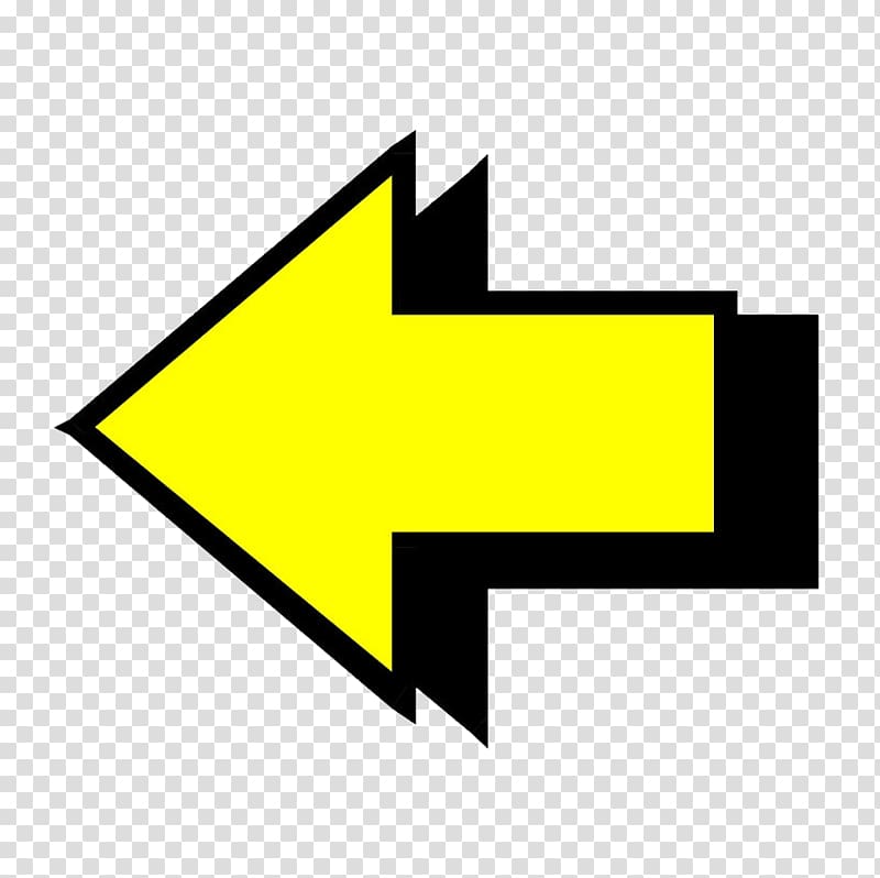 yellow arrow transparent background PNG clipart