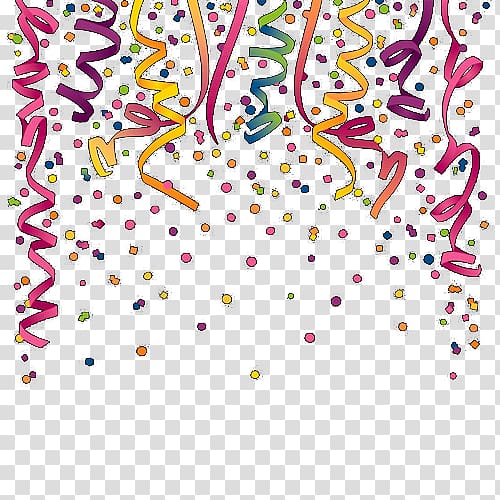 party poppers , Paper Confetti Party Birthday, Confetti transparent background PNG clipart
