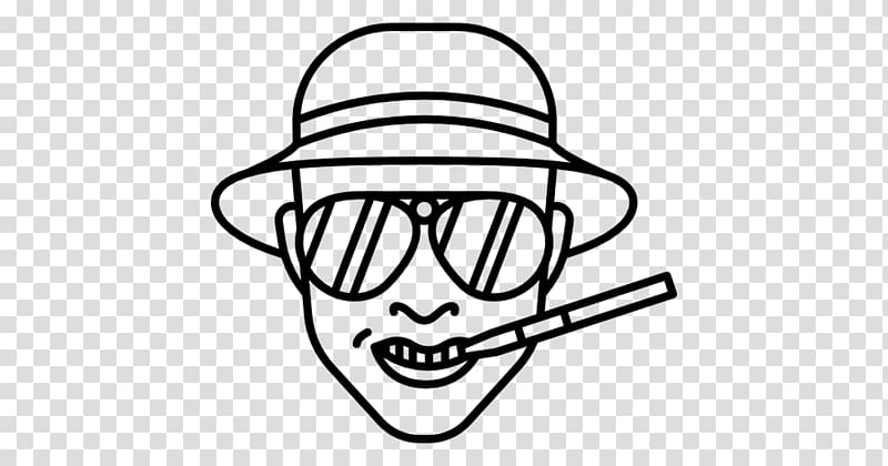 Raoul Duke Headgear Fear and Loathing in Las Vegas Tobacco pipe Hat, Hat transparent background PNG clipart
