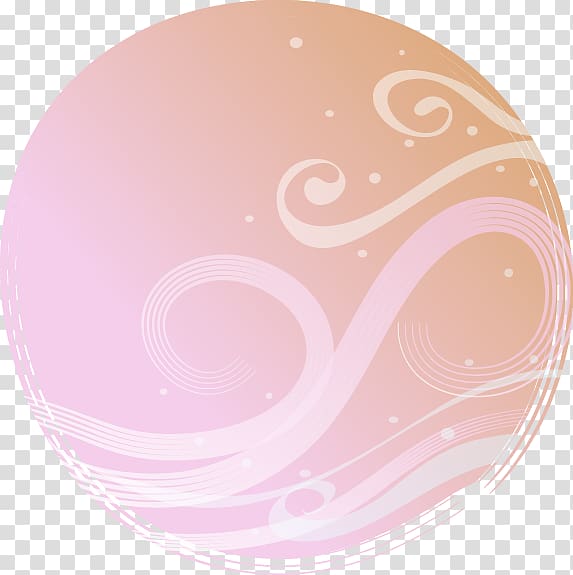 Circle Ball , Fantasy tread pattern pink ball transparent background PNG clipart