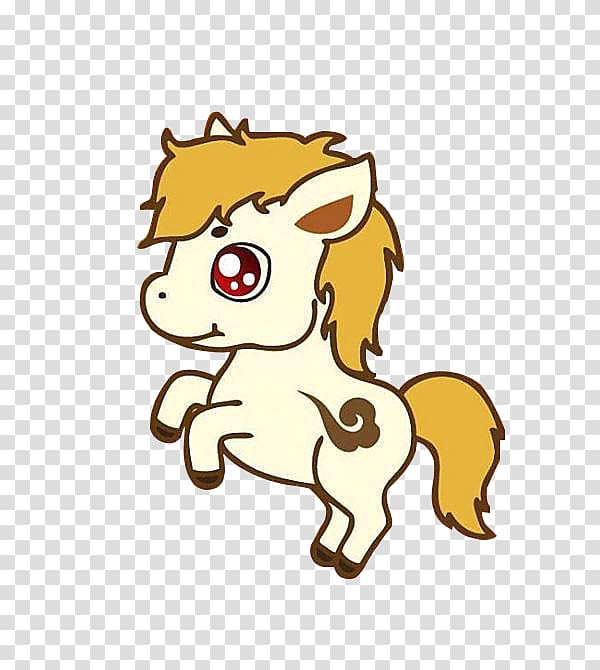 Cartoon Animation Illustration, Flying the cartoon horse transparent background PNG clipart