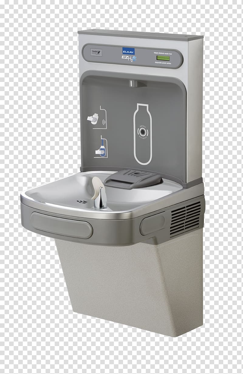 Drinking Fountains Water cooler Elkay Manufacturing Bottle Drinking water, Water station transparent background PNG clipart