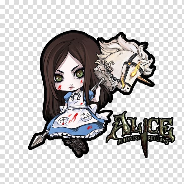 American McGee\'s Alice Alice: Madness Returns Alice\'s Adventures in Wonderland Chibi Drawing, Chibi transparent background PNG clipart