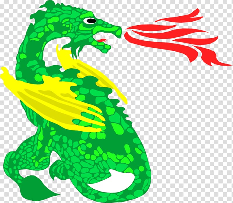 Dragon Flaming , komodo transparent background PNG clipart