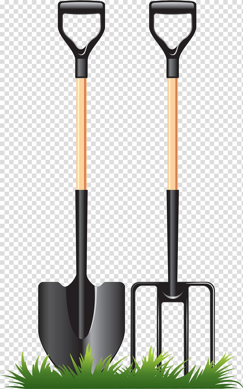 Garden fork Spade Garden tool Gardening, Shovel transparent background PNG clipart