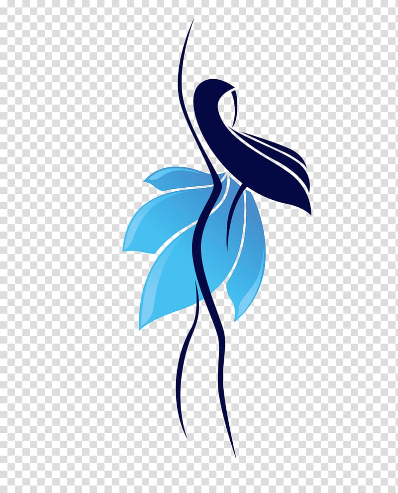 teal and blue flower illustration, Female body shape Woman Illustration, Hand-painted women transparent background PNG clipart