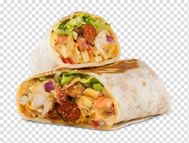 two sliced burritos, Wrap Shawarma Kati roll Burrito Fast food, TACOS transparent background PNG clipart