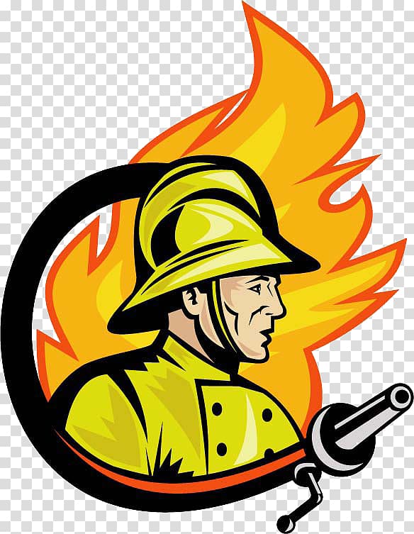Republics of Russia Volunteer Fire Department Firefighter Fire safety, Cartoon fireman Avatar transparent background PNG clipart