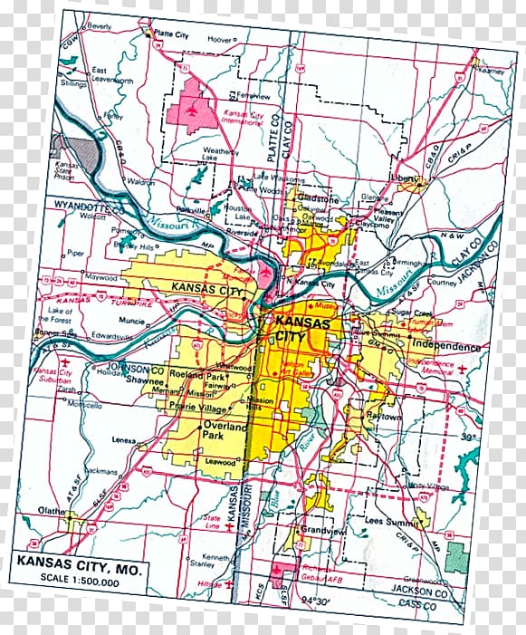 Kansas City City map Lenexa World map, blues transparent background PNG clipart