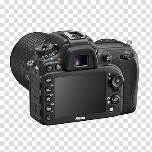 Nikon D7100 Nikon D7000 AF-S DX Nikkor 18-105mm f/3.5-5.6G ED VR Nikon DX format Digital SLR, Camera transparent background PNG clipart