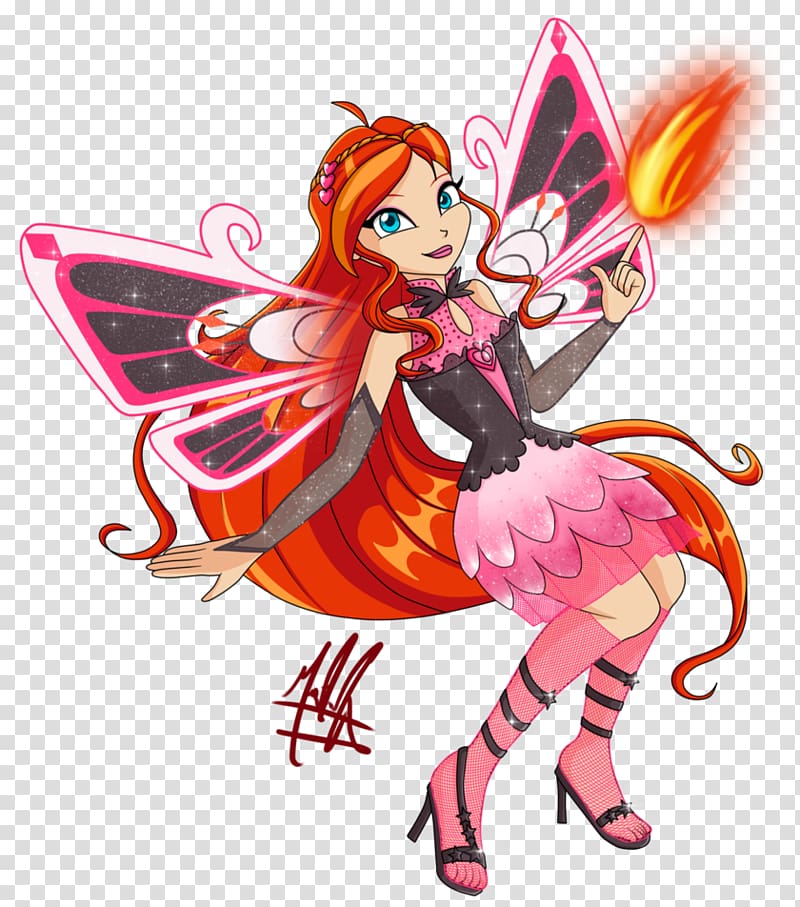 Fairy Illustration Pollinator Doll, enchantix winx transparent background PNG clipart