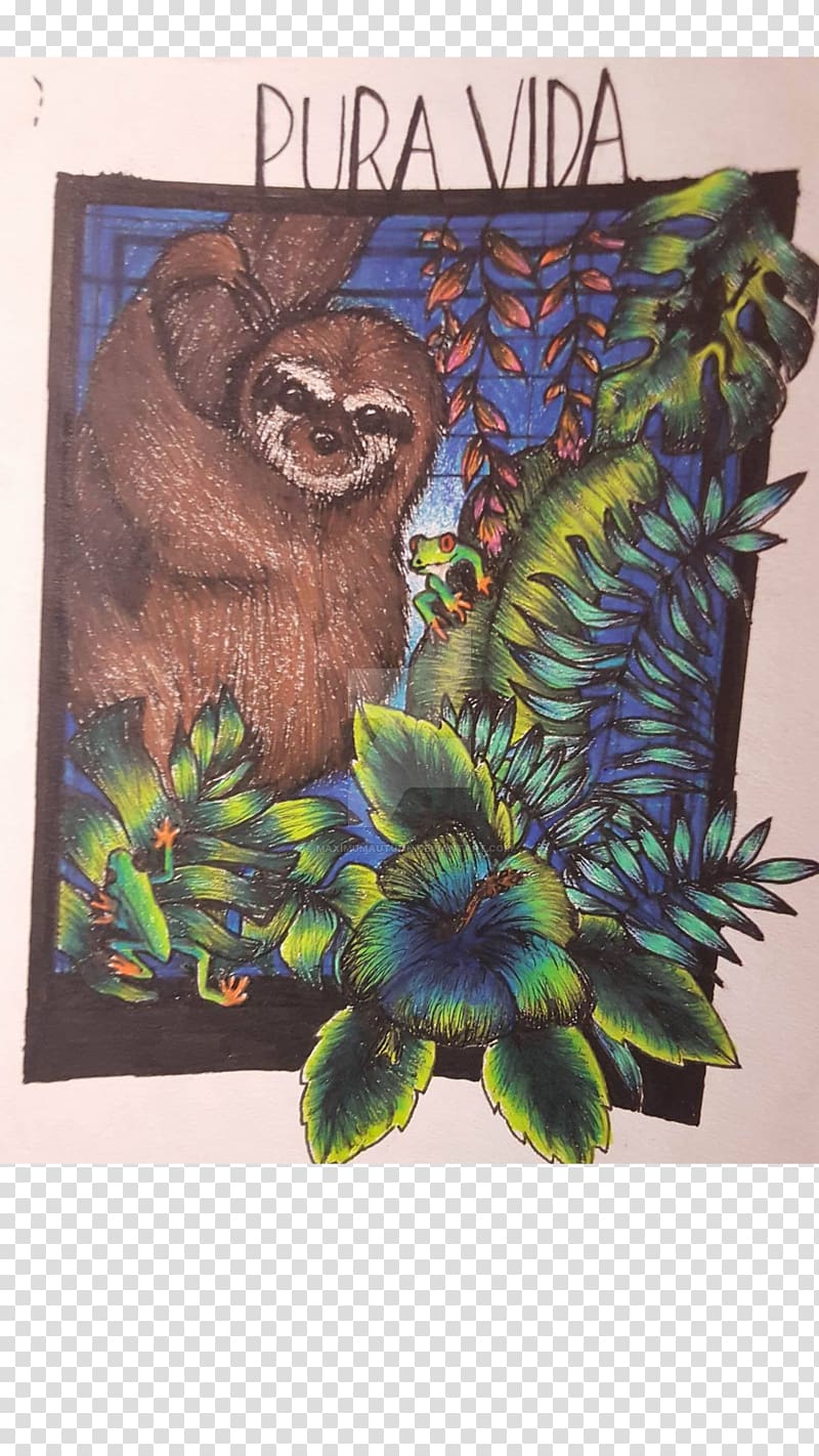 Fauna Organism Art Creativity, sloth tattoo transparent background PNG clipart