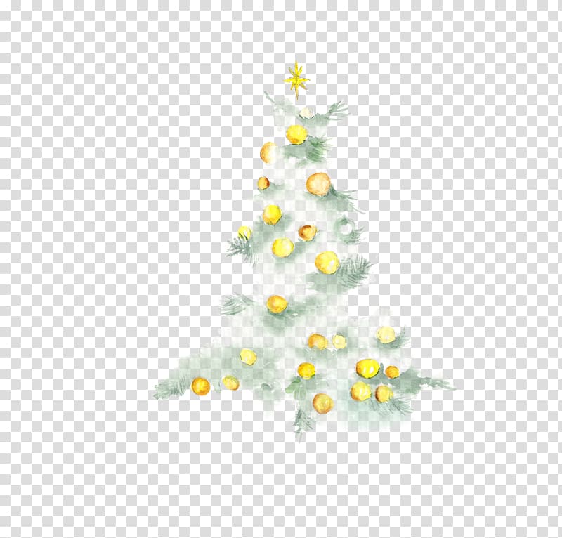 Christmas tree Santa Claus, Creative Christmas tree transparent background PNG clipart