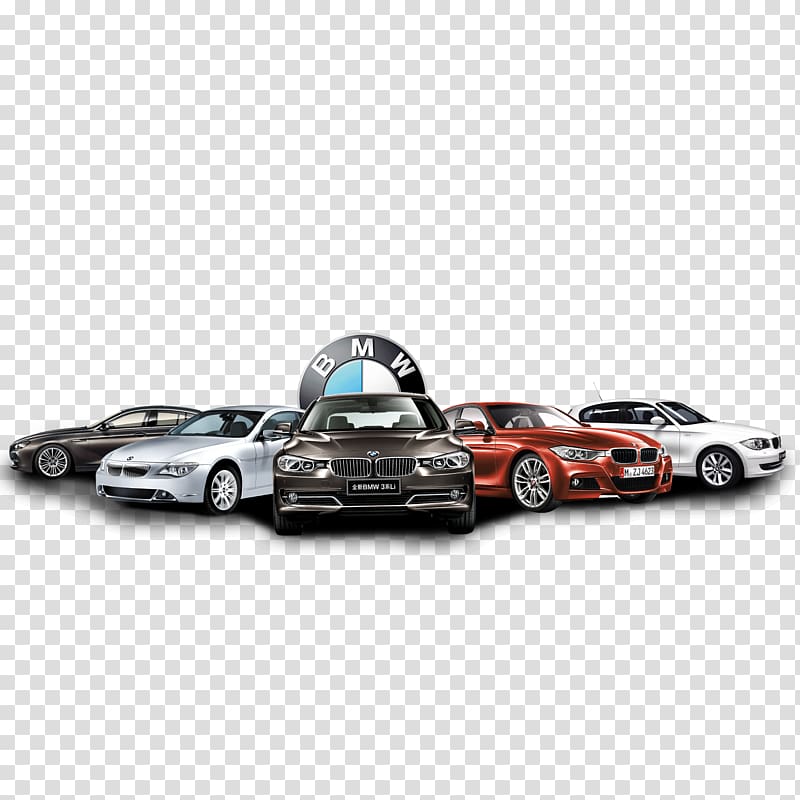 Car BMW Luxury vehicle MINI Audi, BMW a row of cars business vehicles transparent background PNG clipart