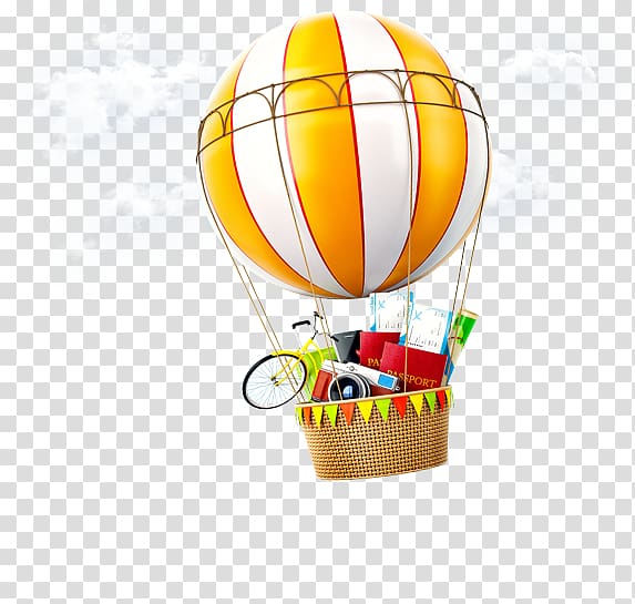 Hot air balloon Airship Aerostat Travel, balloon transparent background PNG clipart