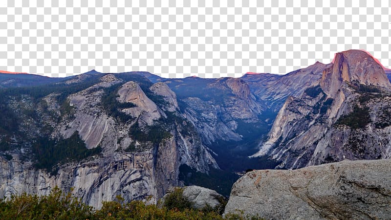 Yosemite Falls Half Dome El Capitan Yosemite Valley Tunnel View, California National Parks transparent background PNG clipart