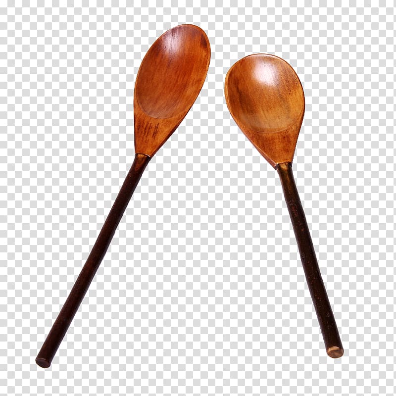Wooden spoon Shamoji, Jujube wood spoon transparent background PNG clipart