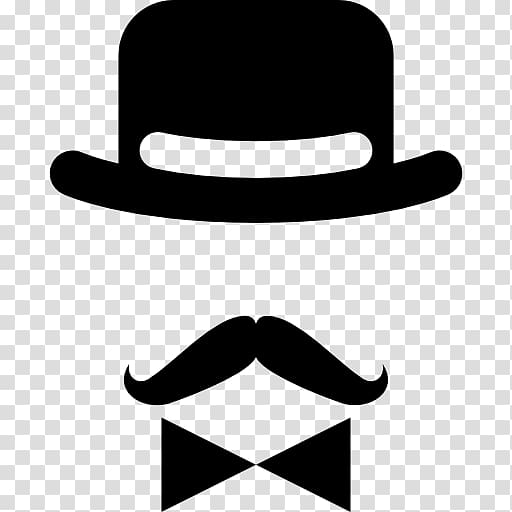Moustache Top hat Sombrero Toque, moustache transparent background PNG clipart