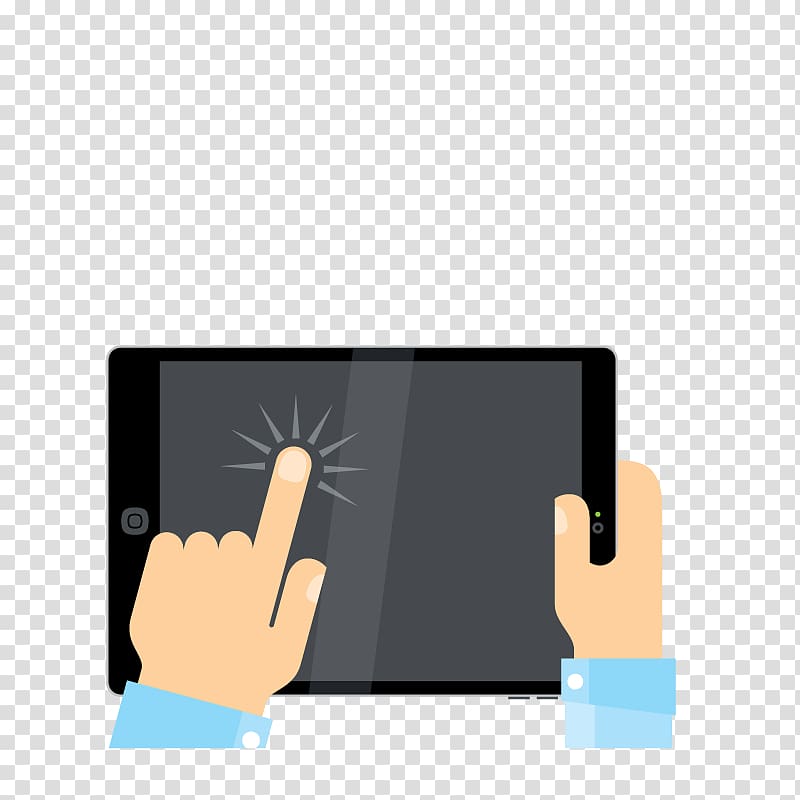 Laptop Tablet computer Touchscreen, touchscreen tablet transparent background PNG clipart