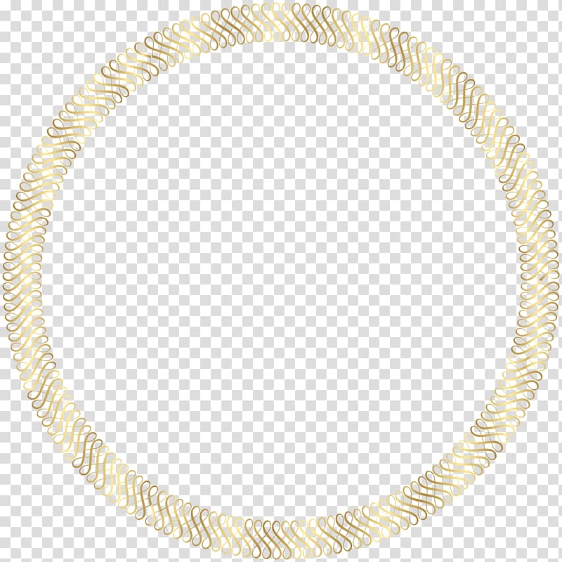 round gray illustration, Pattern, Gold Round Border transparent background PNG clipart