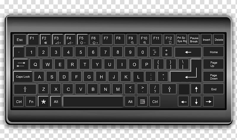 Computer keyboard Screenshot Microsoft Windows Windows key Windows 7, Keyboard transparent background PNG clipart