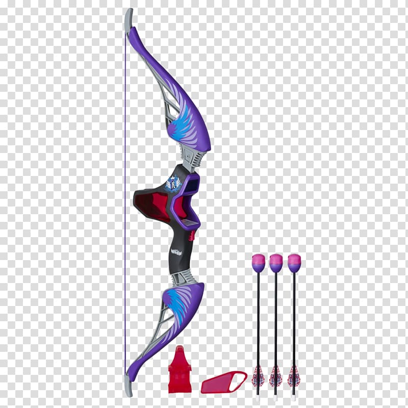 NERF Rebelle Agent Bow Blaster Bow and arrow Nerf Rebelle Heartbreaker Toy, toy transparent background PNG clipart