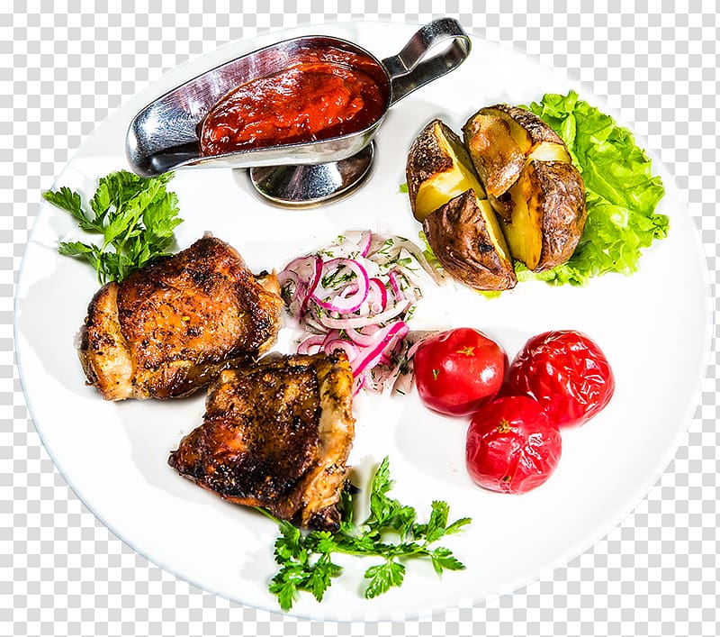 Caucasian cuisine Meat chop Recipe Garnish Food, vegetable transparent background PNG clipart