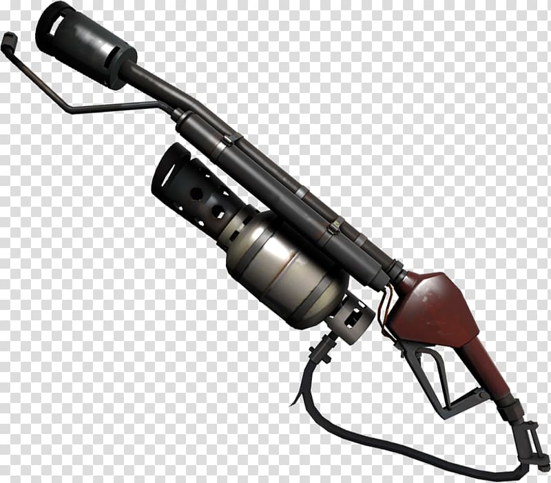 Team Fortress 2 Flamethrower Counter-Strike: Global Offensive Black Mesa Weapon, weapon transparent background PNG clipart
