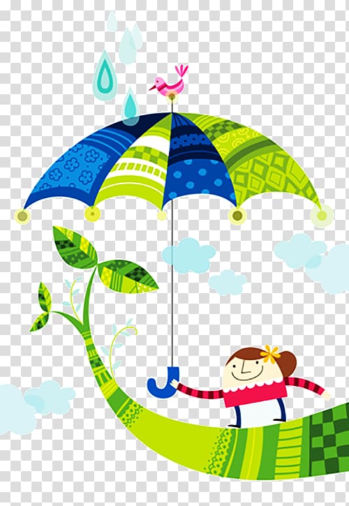 Umbrella Rain , Creative cartoon umbrella storm transparent background PNG clipart