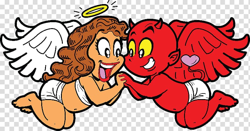 devilish angel clipart