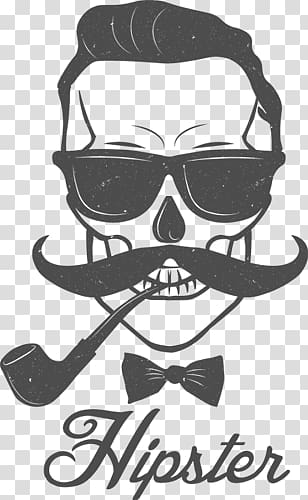 Tobacco pipe Hipster Beard, Beard transparent background PNG clipart
