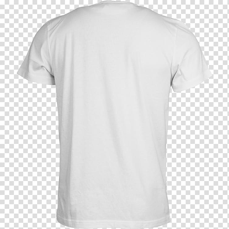 white crew-neck t-shirt art, Tshirt White Back transparent background PNG clipart