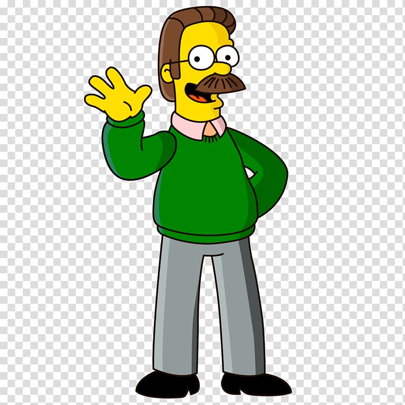 Ned Flanders Mr. Burns Waylon Smithers Principal Skinner Homer Simpson, bart simpson drawing transparent background PNG clipart