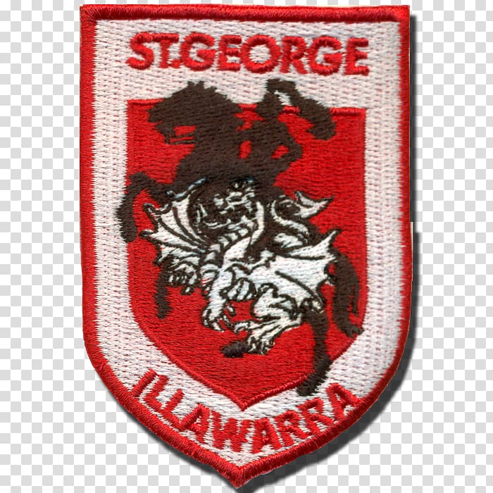 St. George Illawarra Dragons St George Emblem Badge, saint george transparent background PNG clipart