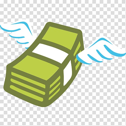 Money bag Emoji , fly transparent background PNG clipart