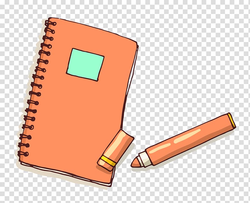 Notebook Pen, Notebook and pen material transparent background PNG clipart