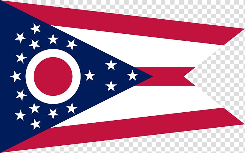 Flag of Ohio Flag of the United States State flag, Flag Outline transparent background PNG clipart