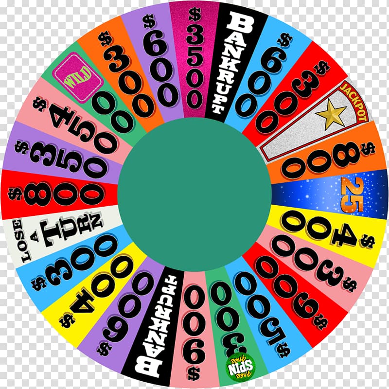 Broadcast syndication Game Wheel, 25th anniversary transparent background PNG clipart