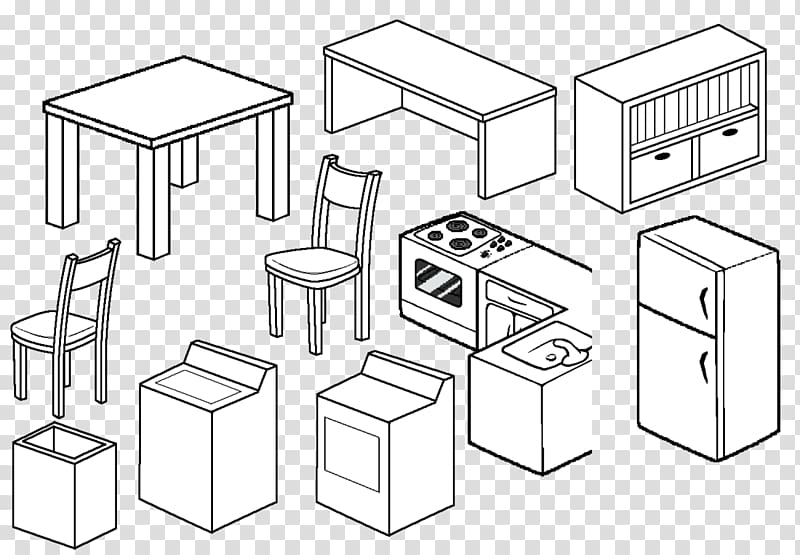 Furniture Table Drawing Chair Couch, table transparent background PNG clipart