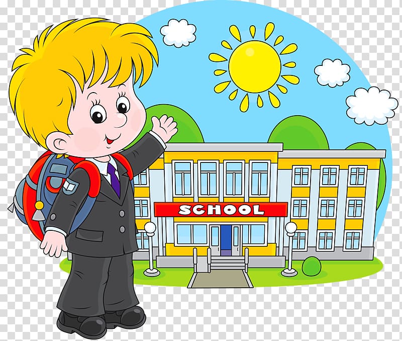 Pre-school Child Illustration, School boy transparent background PNG clipart