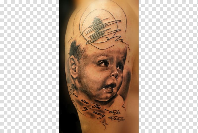 Tattoo artist Portrait Child Abziehtattoo, samuel l jackson transparent background PNG clipart