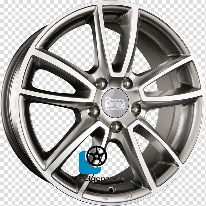 Alloy wheel Car Hubcap Spoke Tire, car transparent background PNG clipart