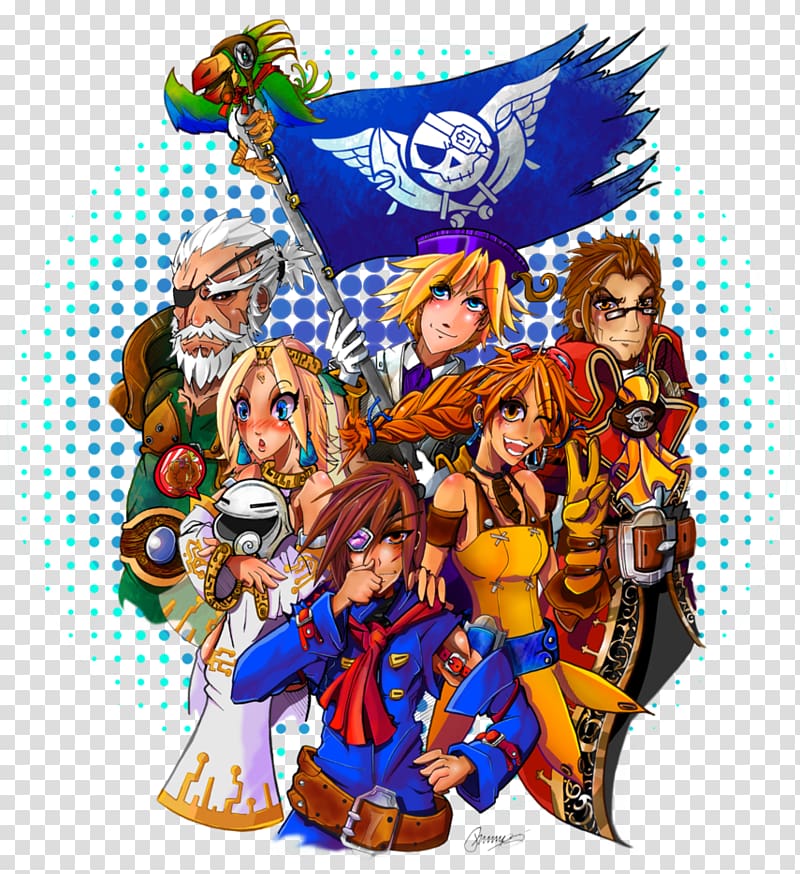 Skies of Arcadia Legends GameCube Overworks Fan art, Fish face transparent background PNG clipart