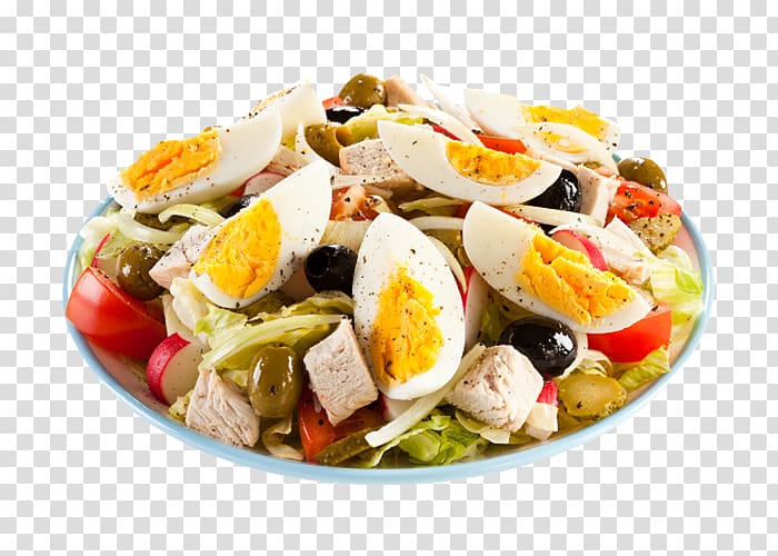 Salad Nicoise Vinaigrette Pizza Ham, salad transparent background PNG clipart