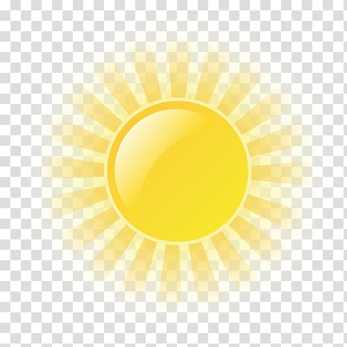 yelow sun illustration, Yellow Circle , Sun transparent background PNG clipart