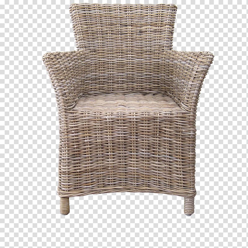 Wing chair Armrest Rattan Furniture, invitation to flowers and rattan transparent background PNG clipart