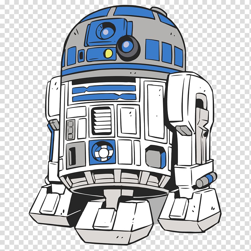 r2d2 head outline clipart